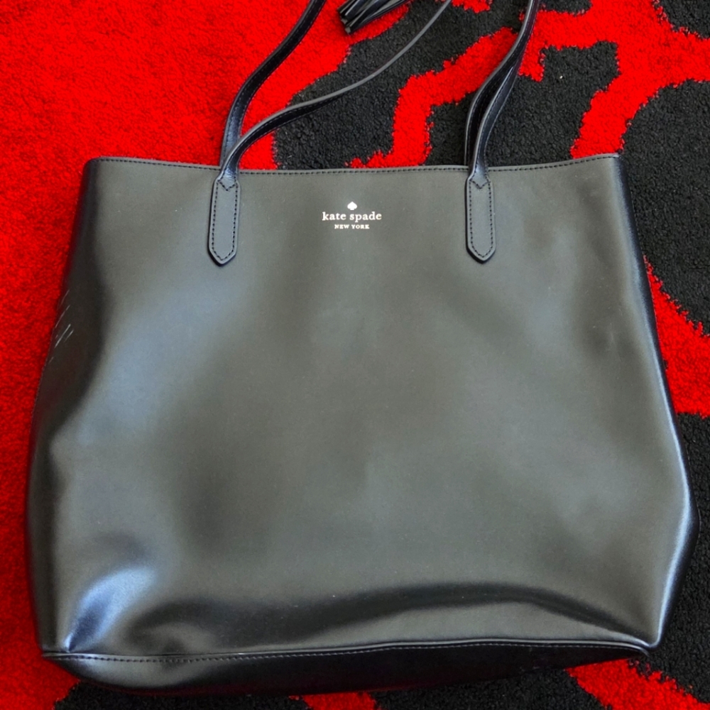 Kate Spade Sleek Black Tote